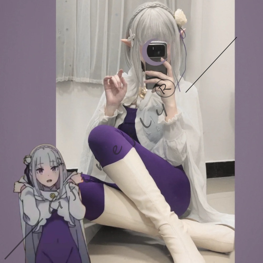Fantasia Cosplay Emilia de Re: - South Korea Lifestyle avaliação e preço