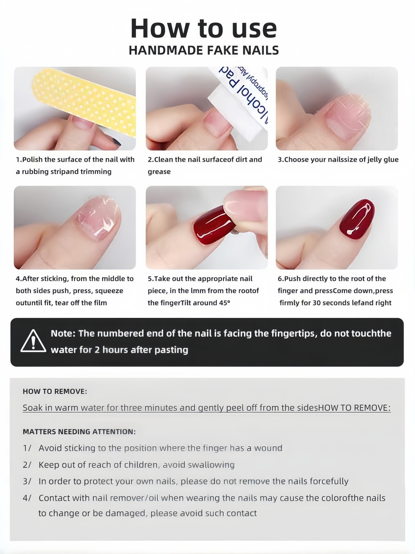 10 Unhas Postiças Longas Preta - Korean Girls Lifestyle avaliação e preço